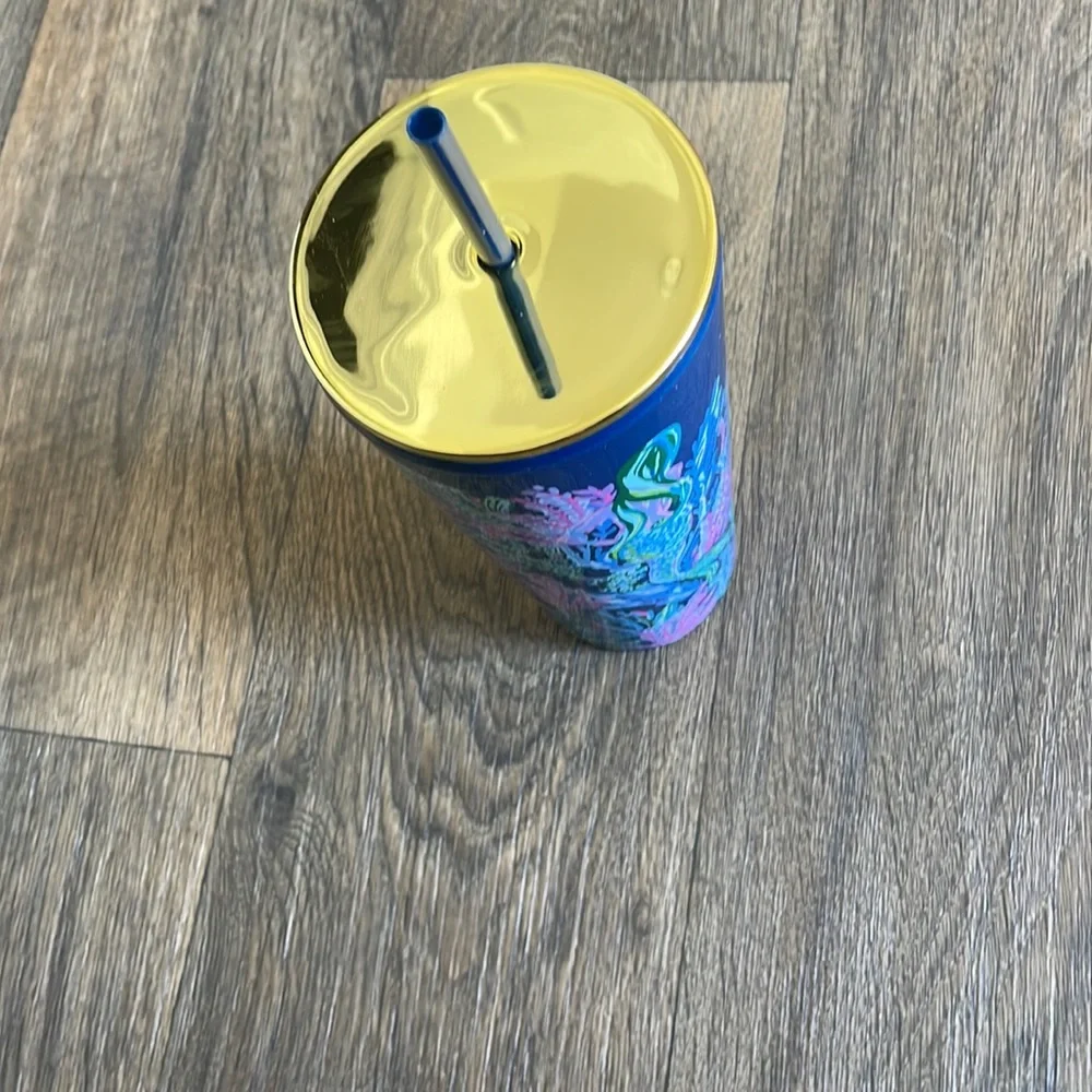 Lilly Pulitzer- Tumbler w/ Straw-24oz